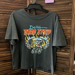 Daytona Drag Strip T-Shirt - Black